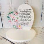 Anyák napi ajándék - díszíthető szív idézettel