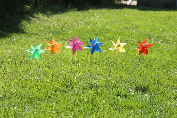 Szélforgó - mini, színes szélforgók 28 cm Szélforgó - mini, színes szélforgók 28 cm