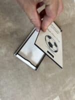 Ballagási ajándék - pénzátadó focilabdás