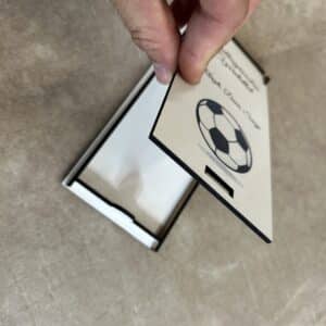 Ballagási ajándék - pénzátadó focilabdás