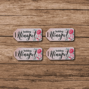 Tavaszi dekoráció, nőnapi köszöntő táblácska