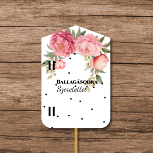 Ballagási ajándék: betűző táblácska