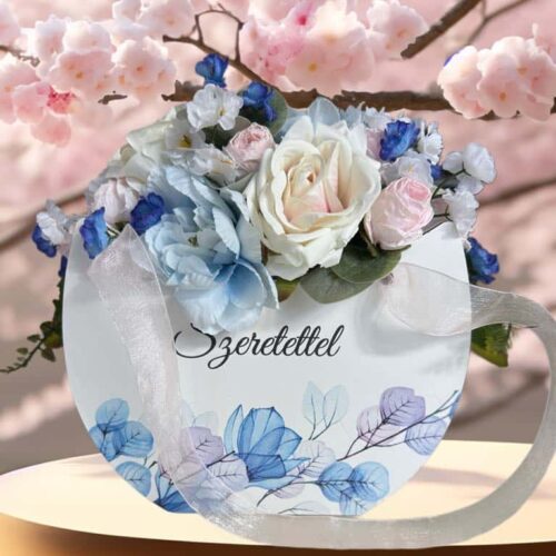 Ballagási ajándék, Anyák napi ajándék - virágdoboz