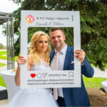 Egyedi szelfi selfie fényképezkedő keret műanyag táblából