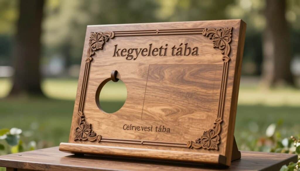 kegyeleti tábla