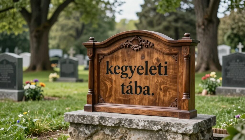 kegyeleti tábla árak