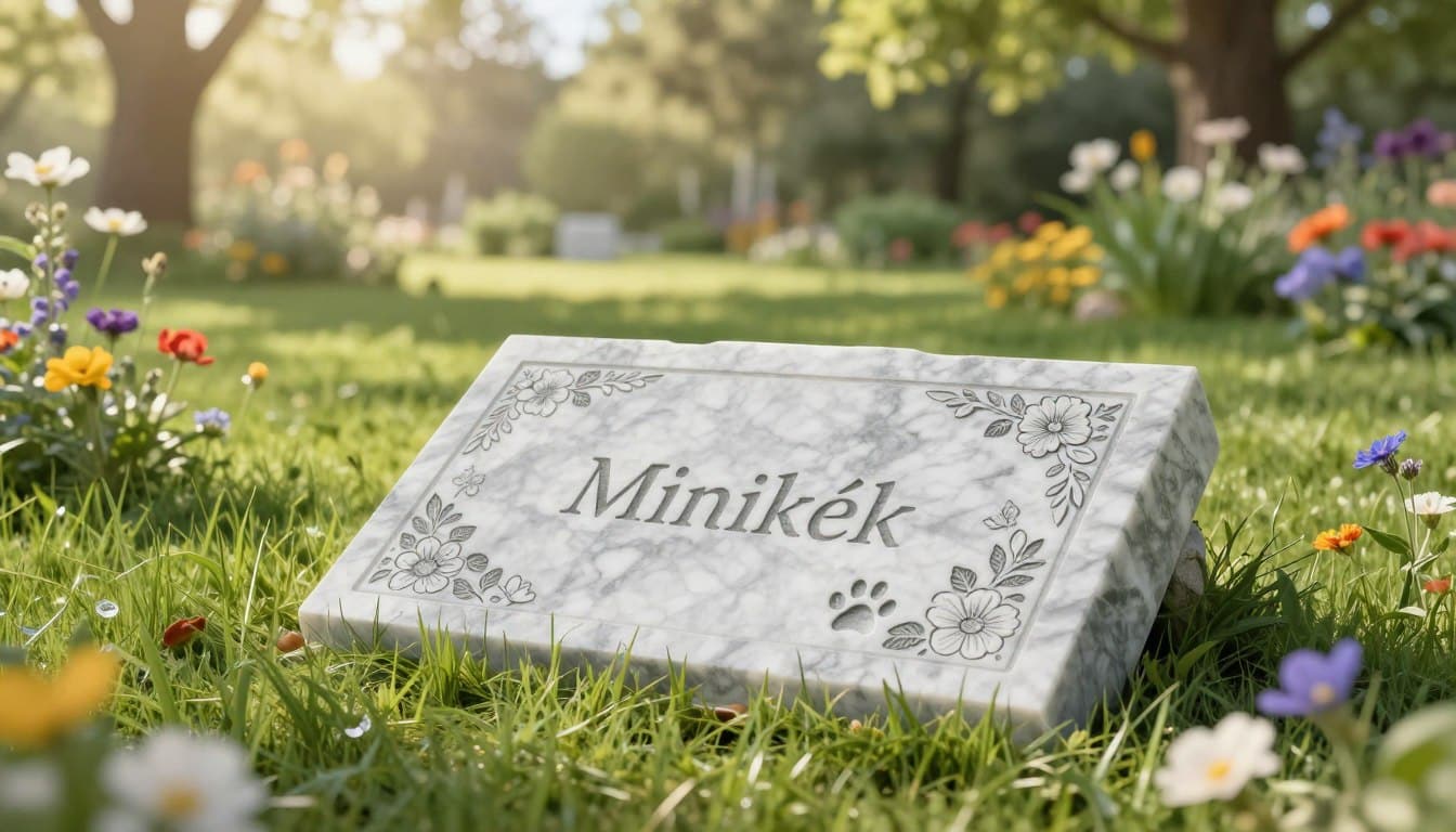 emléktábla háziállat részére