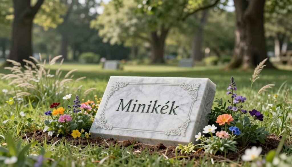 emléktábla kisállat temetésére